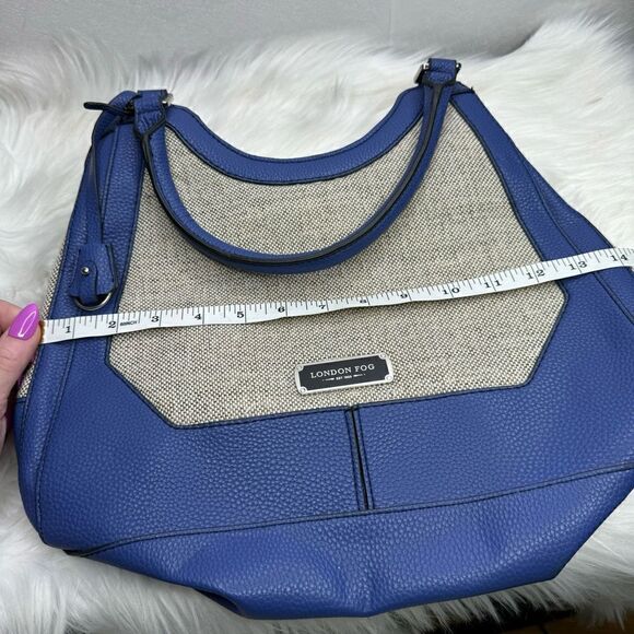 London Fog Tweed Handbag - Picture 7 of 8